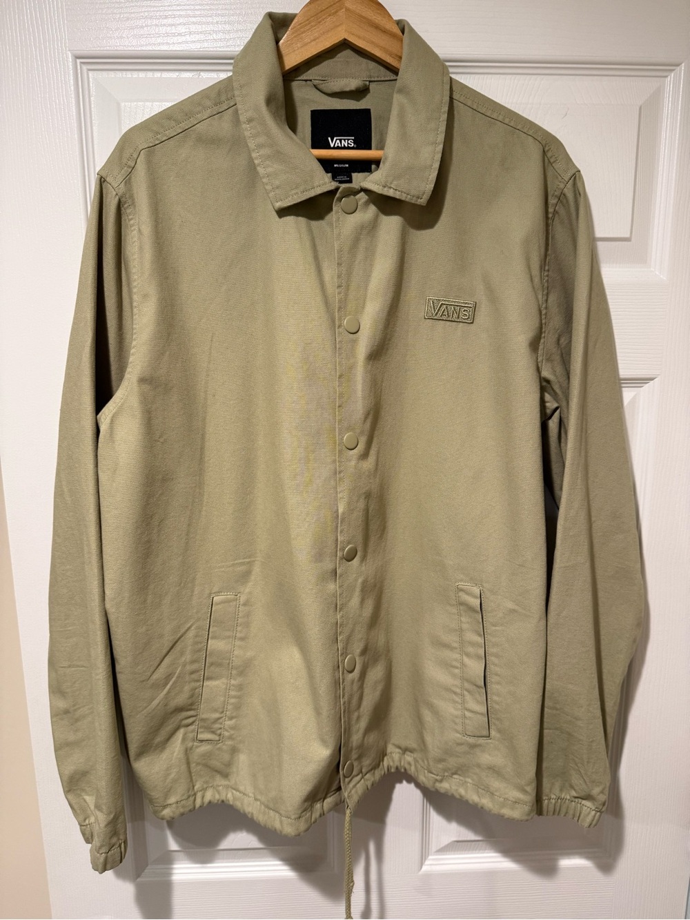 Vans Men’s Olive/Beige Bomber Style Jacket